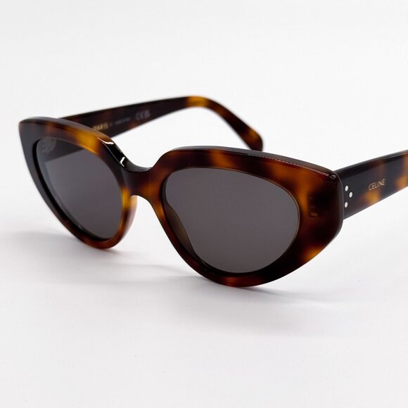 NEW CL40286I 53A CELINE SANGLASSES HAVANA BROWN WOMEN EYEWEAR - Picture 1 of 11